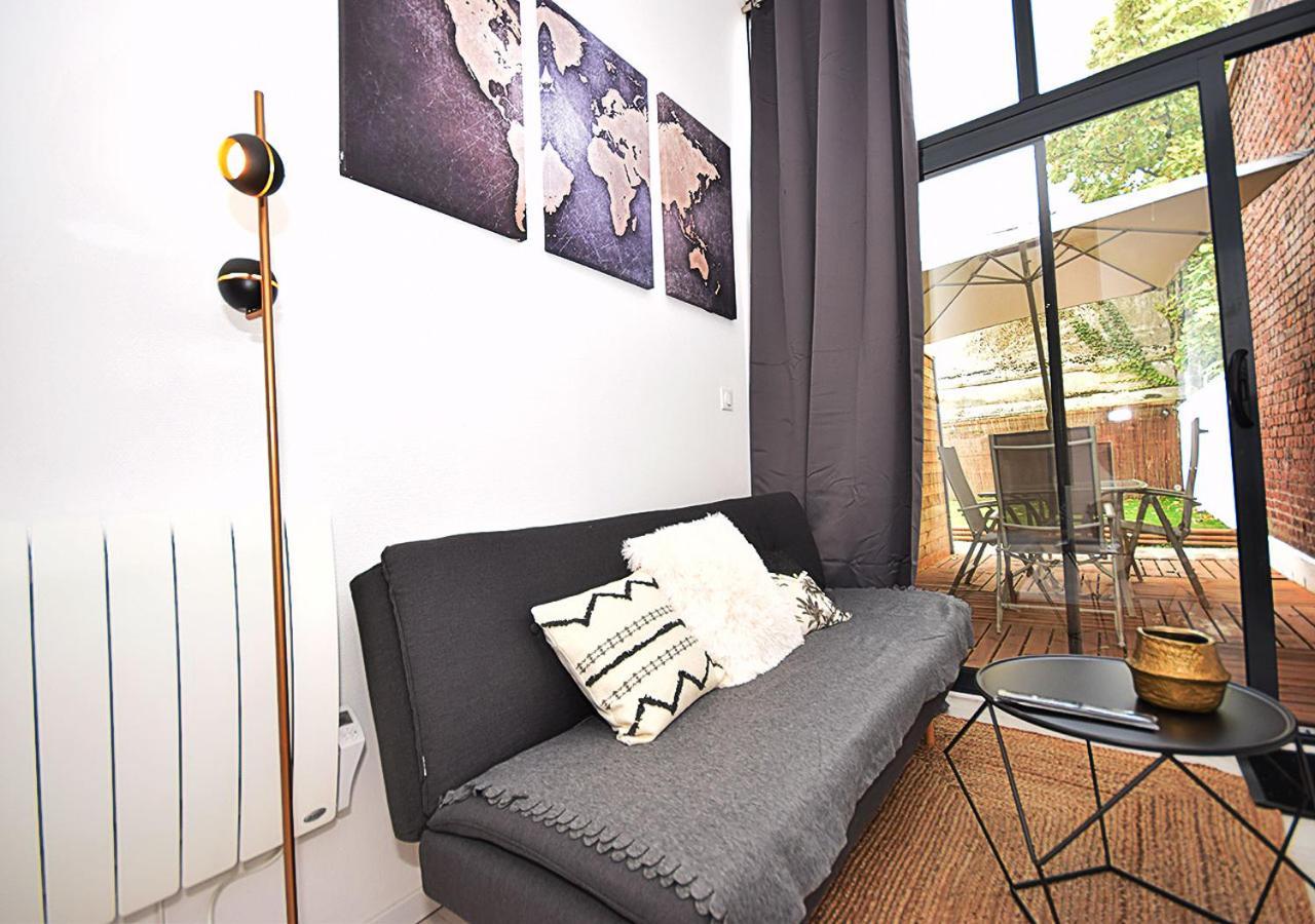 شقة Hyper Centre Valenciennes - Wifi - Terrasse - Tramway - Lerelaisdodile2 المظهر الخارجي الصورة